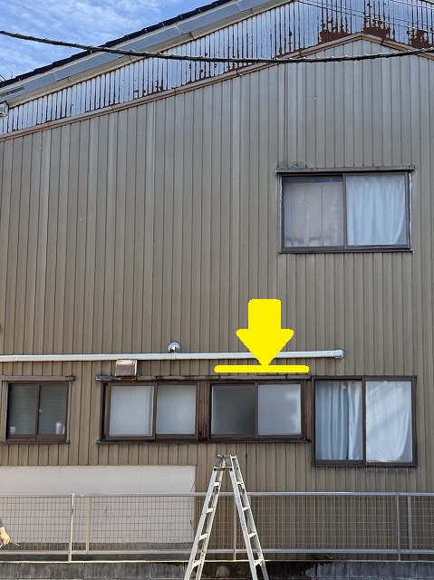 洗面所　雨漏り　現場調査