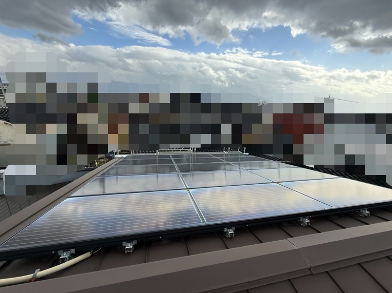 雪止め金具設置完了