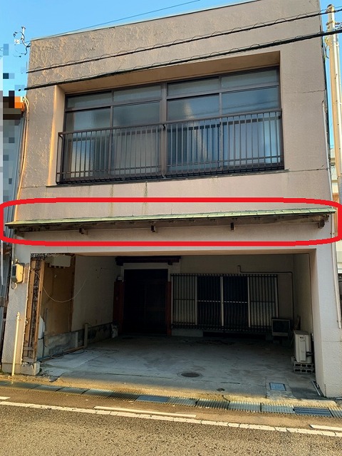 外壁　カバー工事　施工前