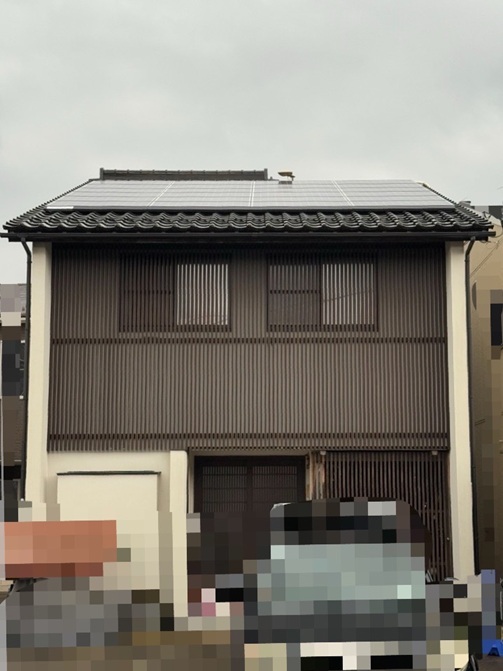 【金沢市】太陽光を設置してある瓦屋根に雪止め設置ご検討中のお客様