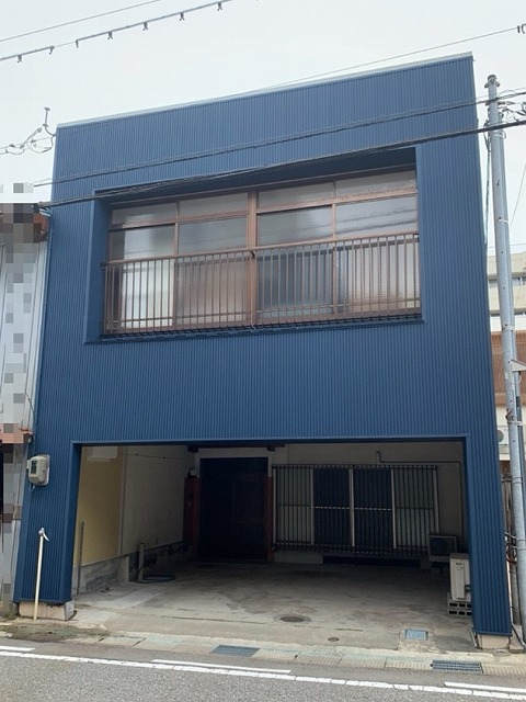 SGLガルバリウム鋼板　カバー工事　施工後