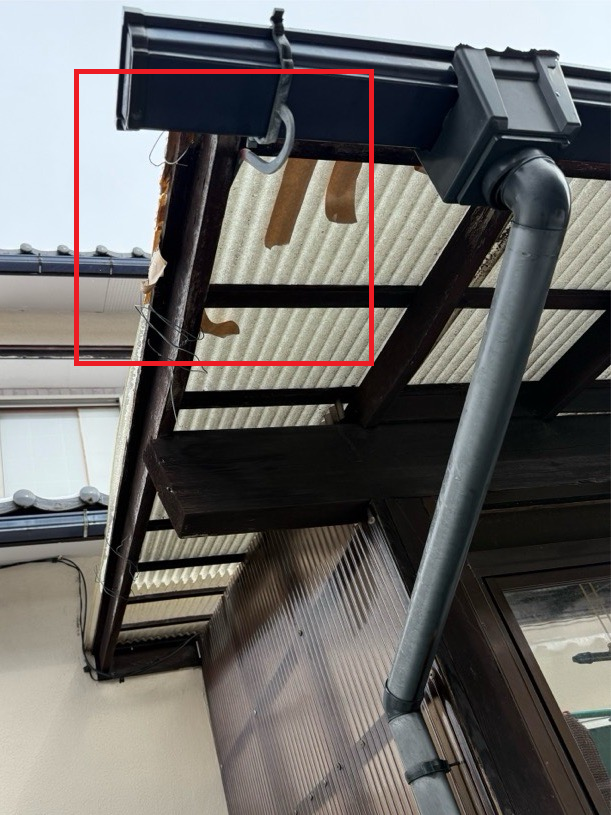 【金沢市】サンルーム屋根が風でバタンバタン…　ポリカ波板の現場調査