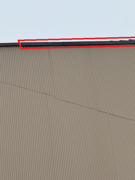 ケラバ板金補修