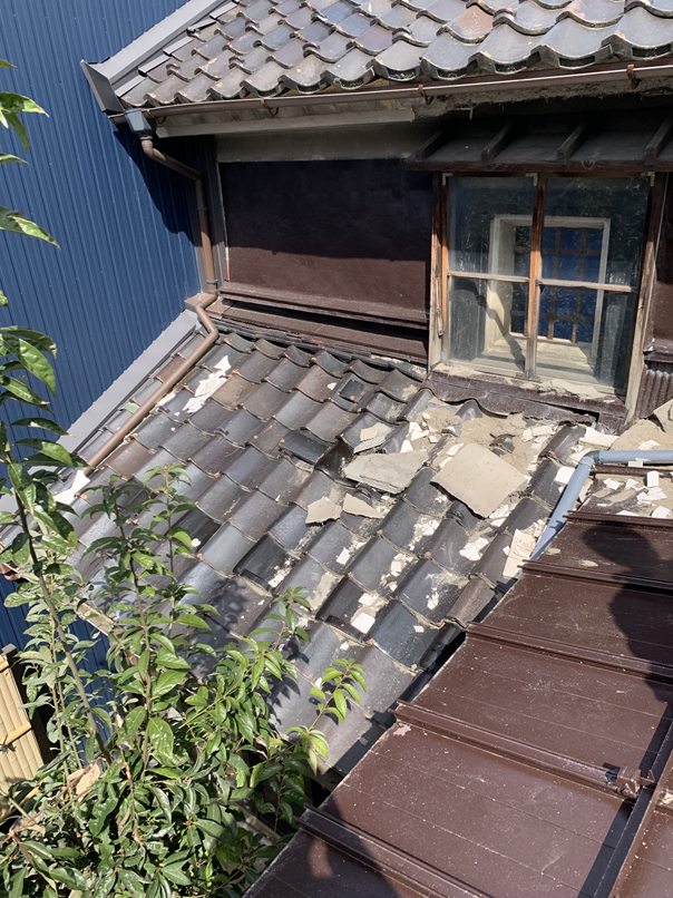 【七尾市】受け継がれきた蔵から雨漏り！蔵の修理工事