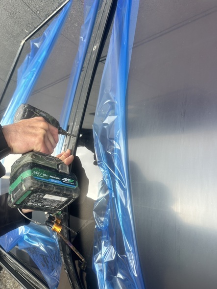 新しいパネルを設置