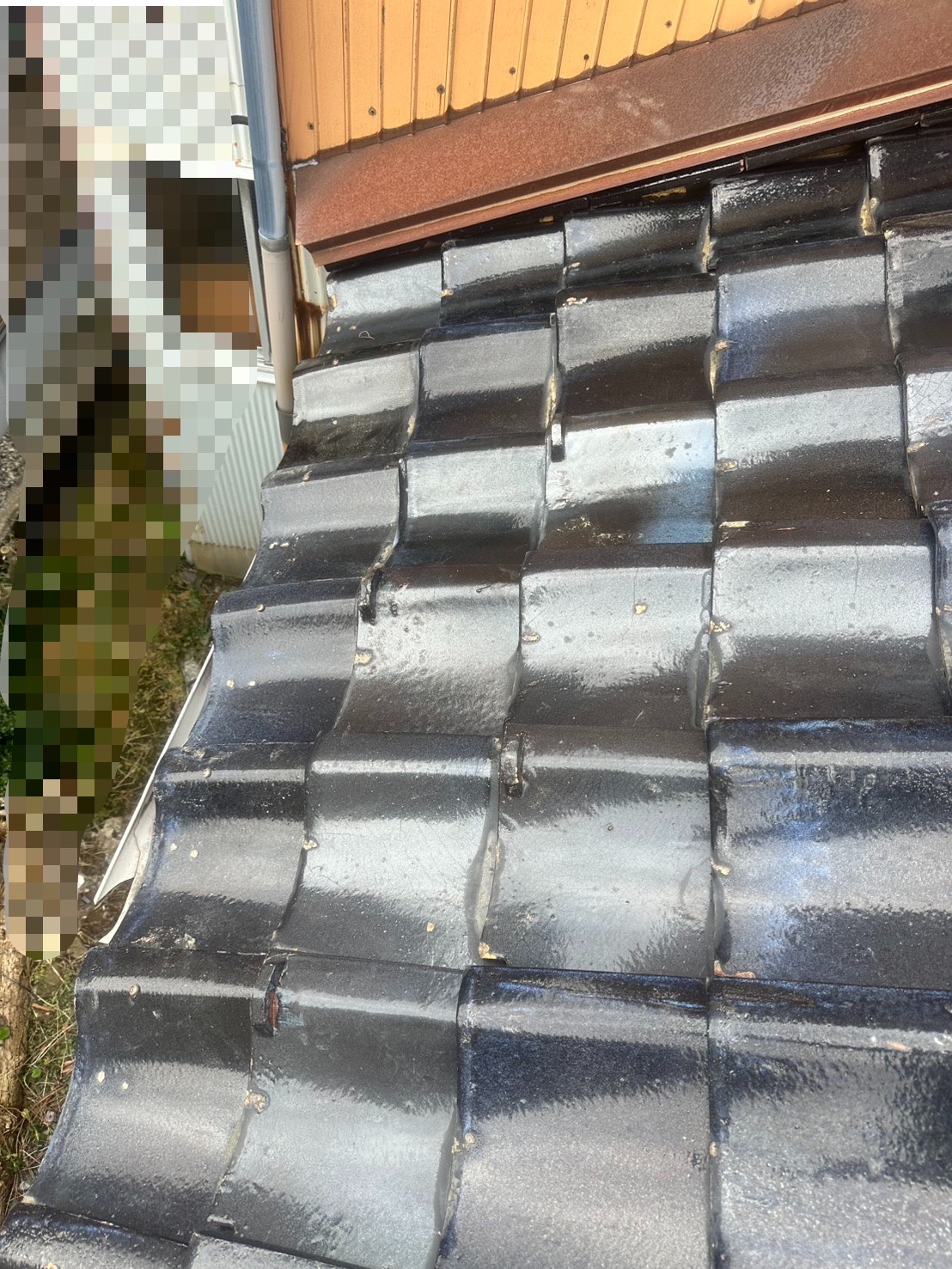 瓦桟に瓦をしっかり固定し、 ズレや飛散が起きないように丁寧に施工しました。