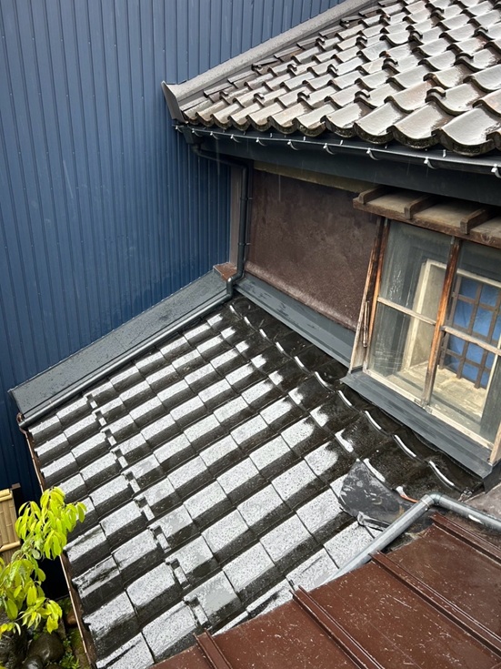 雨漏りした蔵工事