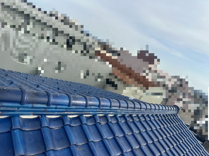 棟瓦積み直し工事施工後