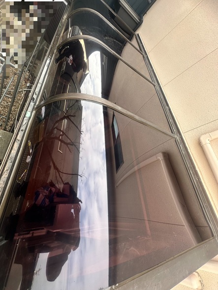 サンルームパネル交換完了