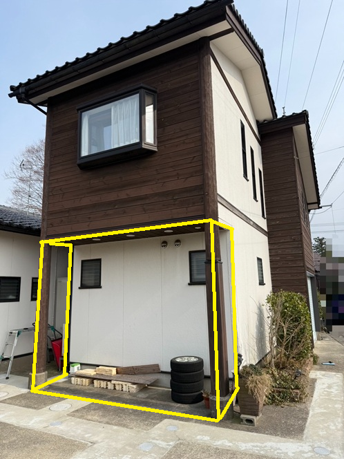 １階空洞部分を埋める