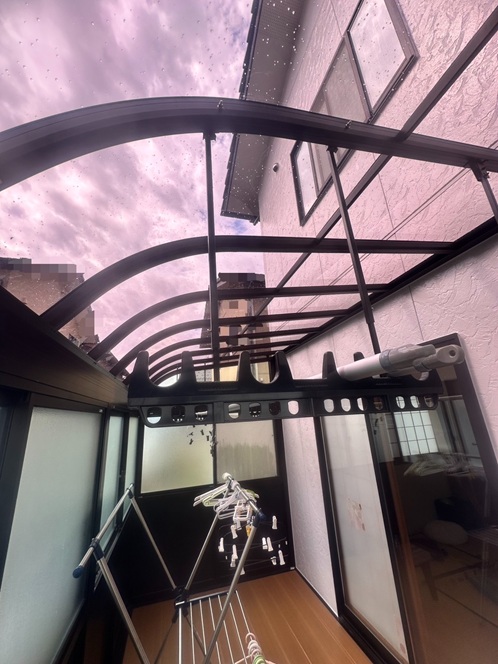 サンルーム屋根全面交換完了