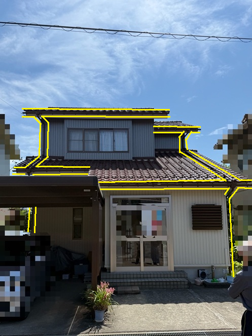 【金沢市】築30年のお家の雨どいを全て交換しました！