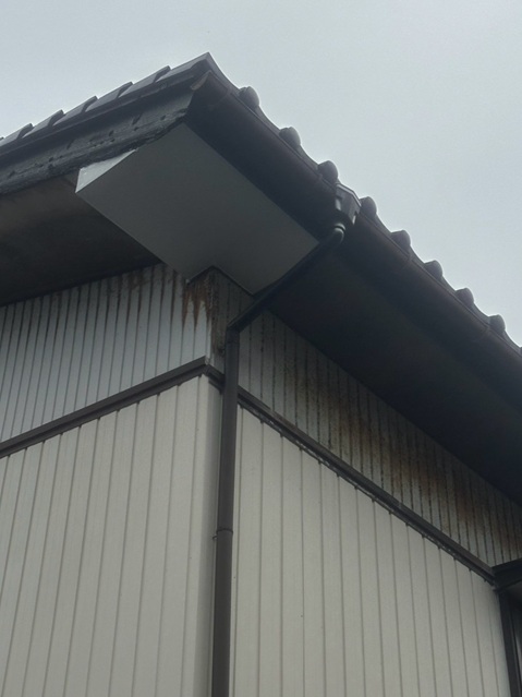 軒天補修完了