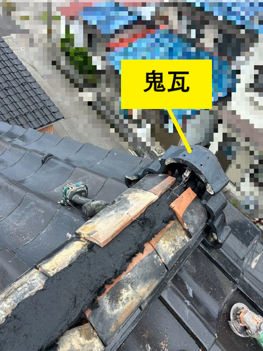 鬼瓦固定
