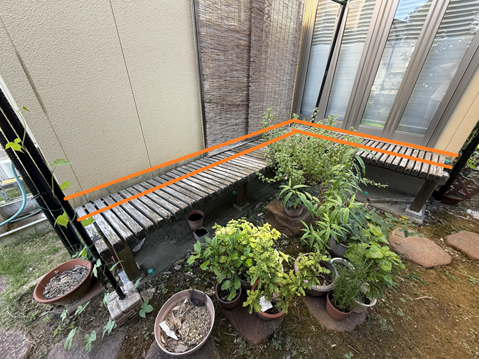外壁が傷んでいる箇所