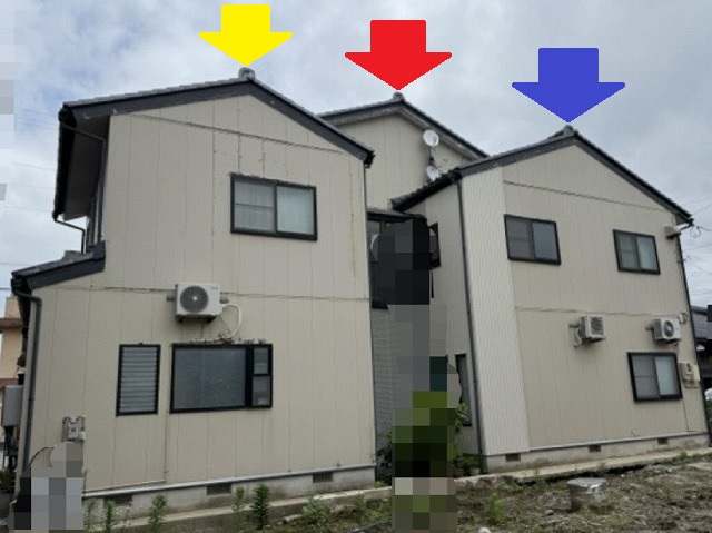 【七尾市】地震の影響で歪んでしまった屋根のてっぺんの「棟瓦」工事・割れた瓦の交換を行うことになりました