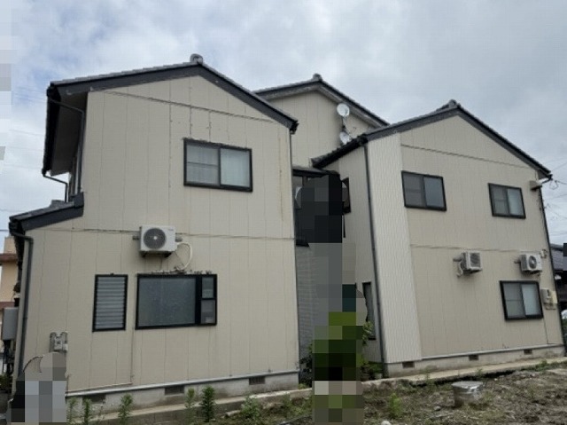 外壁カバー工事　SGLガルバリウム鋼板　施工前