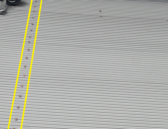 波板用のビスで固定