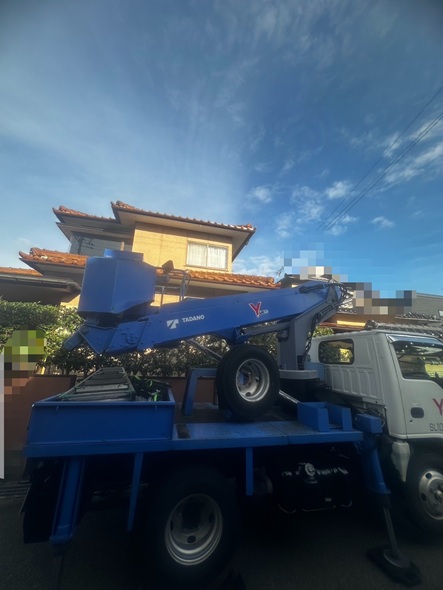 スカイマスターで作業