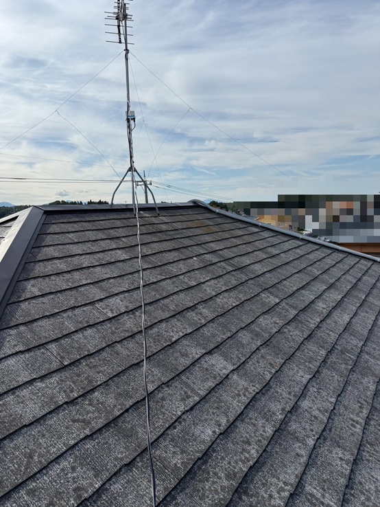 スレートの屋根の点検