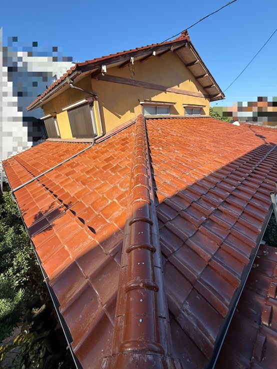 葺き直し工事　施工完了