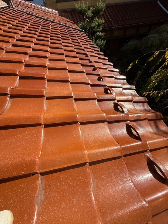 葺き直し工事　施工完了