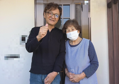 【金沢市】物干し場の波々の屋根から雨漏り　波板交換工事を行ったY様